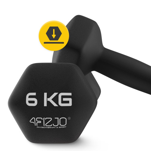 Гантель  4FIZJO Classic 2 x 6 кг - фото №4